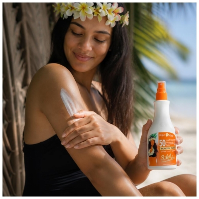Soleil des îles Lait Solaire SPF50 150 ml