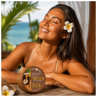 Soleil des îles Graisse à Traire Scintillante Parfum Tiaré 150 ml