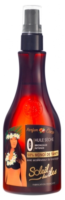 Soles des îles Saussus Eļļa Intensīvam Iedegumam 150 ml - Aromāts: Coco