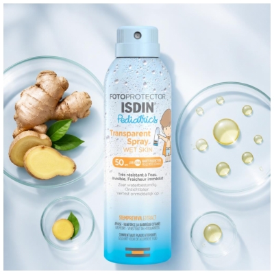 Isdin Fotoprotector Pediatrics Spray Transparent Wet Skin SPF50 250 ml