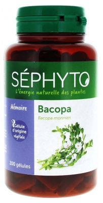 Séphyto Memory Bacopa Organic 200 Capsules