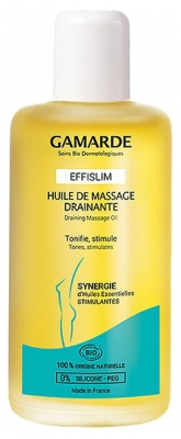 Gamarde Effislim Olio Organico per Massaggi Drenanti 200 ml