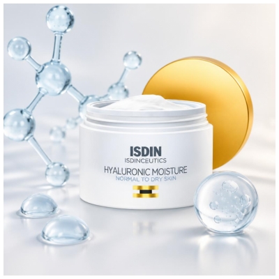 Isdin Ceutics Hyaluronvocht Voorkomen Normale tot Droge Huid 50 g