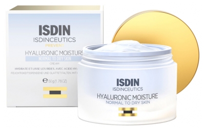 Isdin Ceutics Prevent Hyaluronic Moisture Normal to Dry Skin 50 g