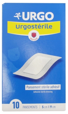 Urgo Urgostérile Plasture Steril Adeziv 5 x 9 cm 10 Plasturi