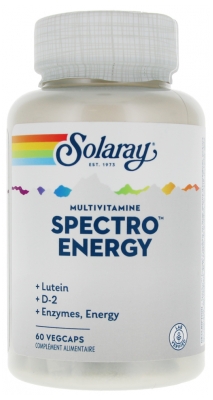 Solaray Spectro Energy Multivitamine 60 Capsules Végétales
