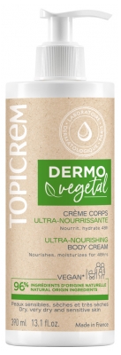 Topicrem DERMOVEGETAL Crème Corps Ultra-Nourrissante 390 ml