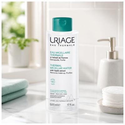 Uriage Termální micelární voda pro smíšenou až mastnou pleť 500 ml