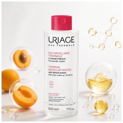 Uriage Eau Mizellen- Thermale Hauttypen Unterworfene aux Rötungen 500 ml