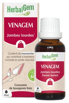 HerbalGem Venagem Jambes Lourdes Bio 30 ml