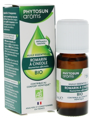 Phytosun Arôms Rozmaryn Cineola Essential Oil (Rosmarinus Officinalis) Organic 10 ml