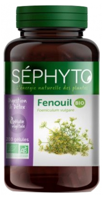Séphyto Digestion & Detox Fennel Organic 200 Capsules