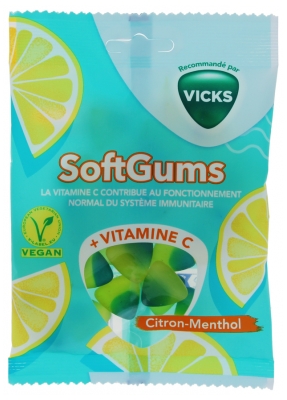 Vicks Chicles + Vitamina C Limón Mentol 90 g