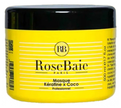 RoseBaie Maschera Alla Cheratina e Cocco 500 ml