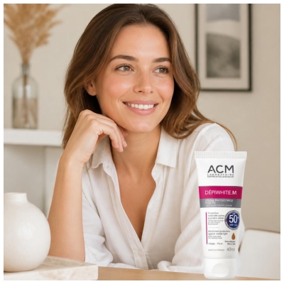Laboratoire ACM Dépiwhite.M Skyddande Färgad Kräm SPF50+ 40 ml