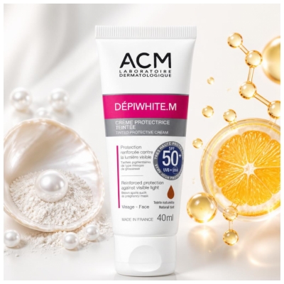 Laboratoire ACM Dépiwhite.M Skyddande Färgad Kräm SPF50+ 40 ml