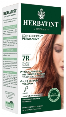 Herbatint Soin Colorant Permanent 150 ml - Coloration : 7R Blond Cuivré