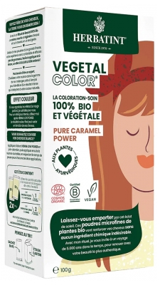 Herbatint Colore Vegetale Bio 100 g - Colorare: Puro potere del caramello