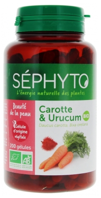 Séphyto Carrot & Urucum Organic 200 Capsules