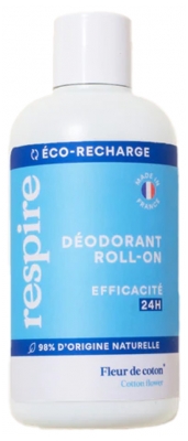 Respirare Deodorante Roll-On Fiori di Cotone Eco-Refill 150 ml