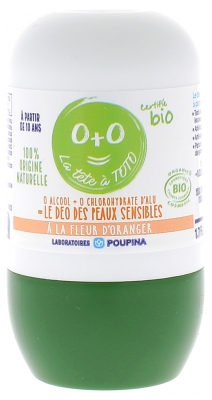 Poupina Deodorant Empfindliche Haut Bio-Orangenblüte 50 ml