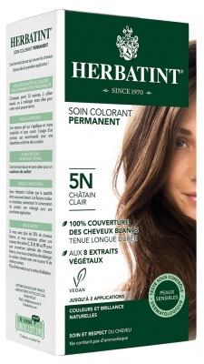 Herbatint Permanente Farbpflege 150 ml - Haarfärbung: 5N Hellbraun