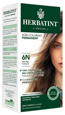 Herbatint Permanente Farbpflege 150 ml - Haarfärbung: 6N Dunkelblond
