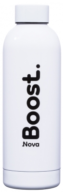 Nova Boost MyBottle Bottiglia Isotermica in Acciaio Inox 500 ml - Colore: Bianco