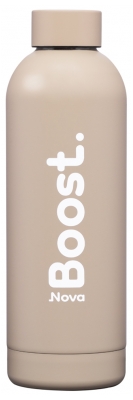 Nova Boost MyBottle Bottiglia Isotermica in Acciaio Inox 500 ml - Colore: Beige