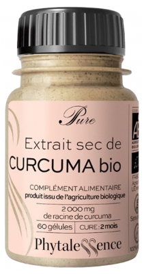 Phytalessence Pure Curcuma Bio 60 Gélules