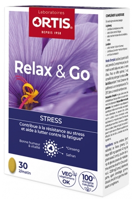 Ortis Stress Relax & Go 30 Tablets