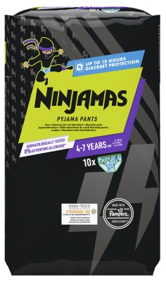 Pampers Ninjamas Bielizna Chłonna Chłopiec 4-7 lat (17-30 kg) 10 szt