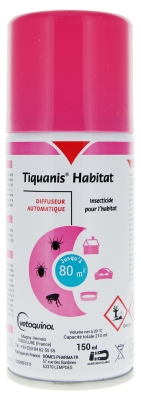 Vetoquinol Tiquanis Habitat Diffuseur Insecticide 150 ml