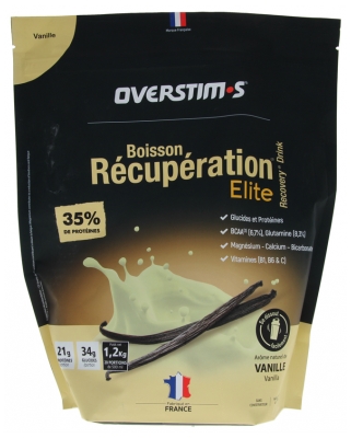 Overstims Boisson de Récupération Élite 1,2 kg - Saveur : Vanille