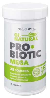 Natures Plus Gi Natural Probiotic Mega 30 Capsules