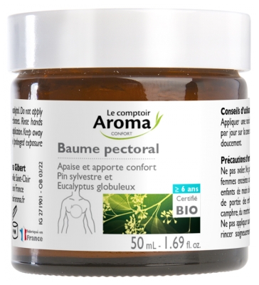 Le Comptoir Aroma Baume Pectoral Bio 50 ml