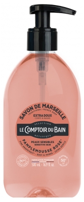 Le Comptoir du Bain Savon de Marseille Pamplemousse Rose 500 ml