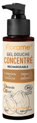 Florame Organic Almond and Coconut Concentrated Shower Gel 100 ml