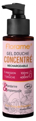 Florame Gel Douche Concentré Mandarine et Pamplemousse Bio 100 ml