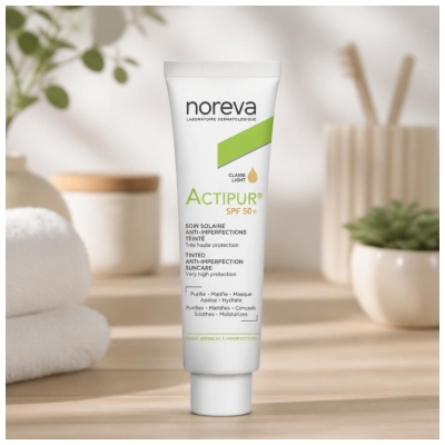Noreva Actipur Anti-Imperfektionen Sonnenpflege SPF50+ Teinte Claire 30 ml