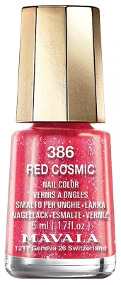 Mavala Mini Color Nail Color Cosmic 5ml - Colour: 386: Red Cosmic