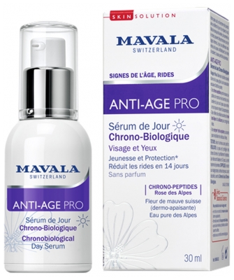 Mavala SkinSolution Anti-Age Pro Chronobiological Day Serum Face and Eyes 30ml