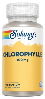 Solaray Chlorophylle 100 mg 90 Comprimés