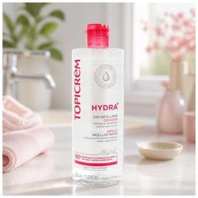 Topicrem HYDRA+ Agua Micelar Suavidad 400 ml