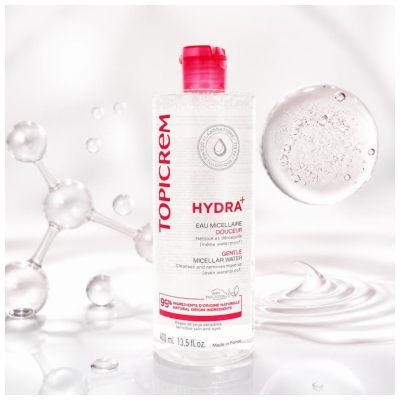 Topicrem HYDRA+ Agua Micelar Suavidad 400 ml