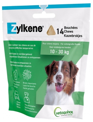Vetoquinol Zylkene Perros Medianos (10-30 kg) 14 Mordeduras