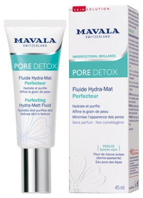 Mavala SkinSolution Pure Detox Fluide Hydra-Mat Perfecteur 45 ml