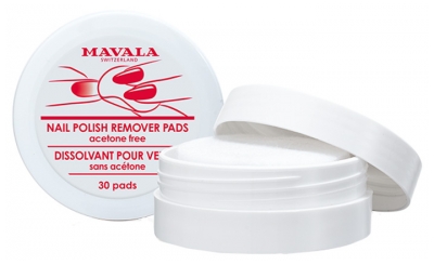 Mavala Nail Polish Remover Acetone Free 30 Pads