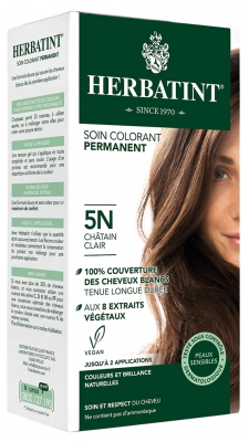 Herbatint Soin Colorant Permanent 150 ml - Coloration : 5N Châtain Clair