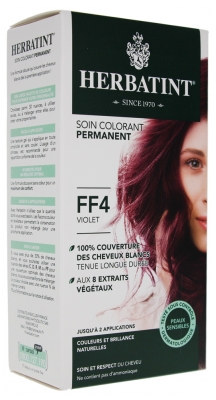 Herbatint Permanent Color Care 150ml - Hair Colour: FF4 Purple